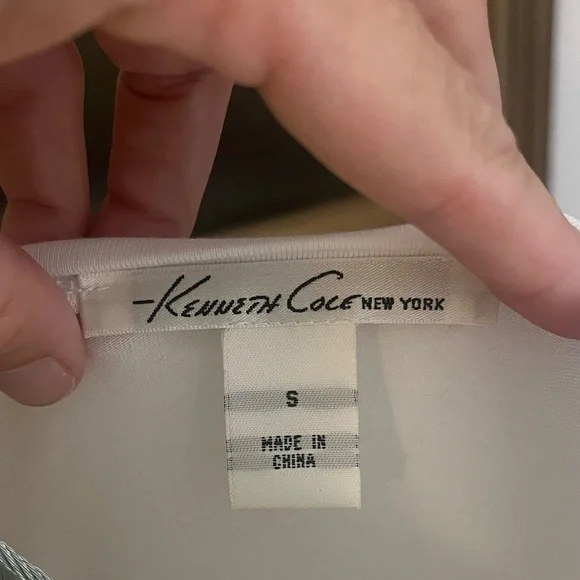 Kenneth Cole New York White Short Sleeve Tee - Picture 6 of 6